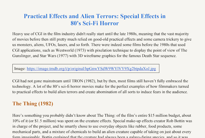 write original articles on any topic